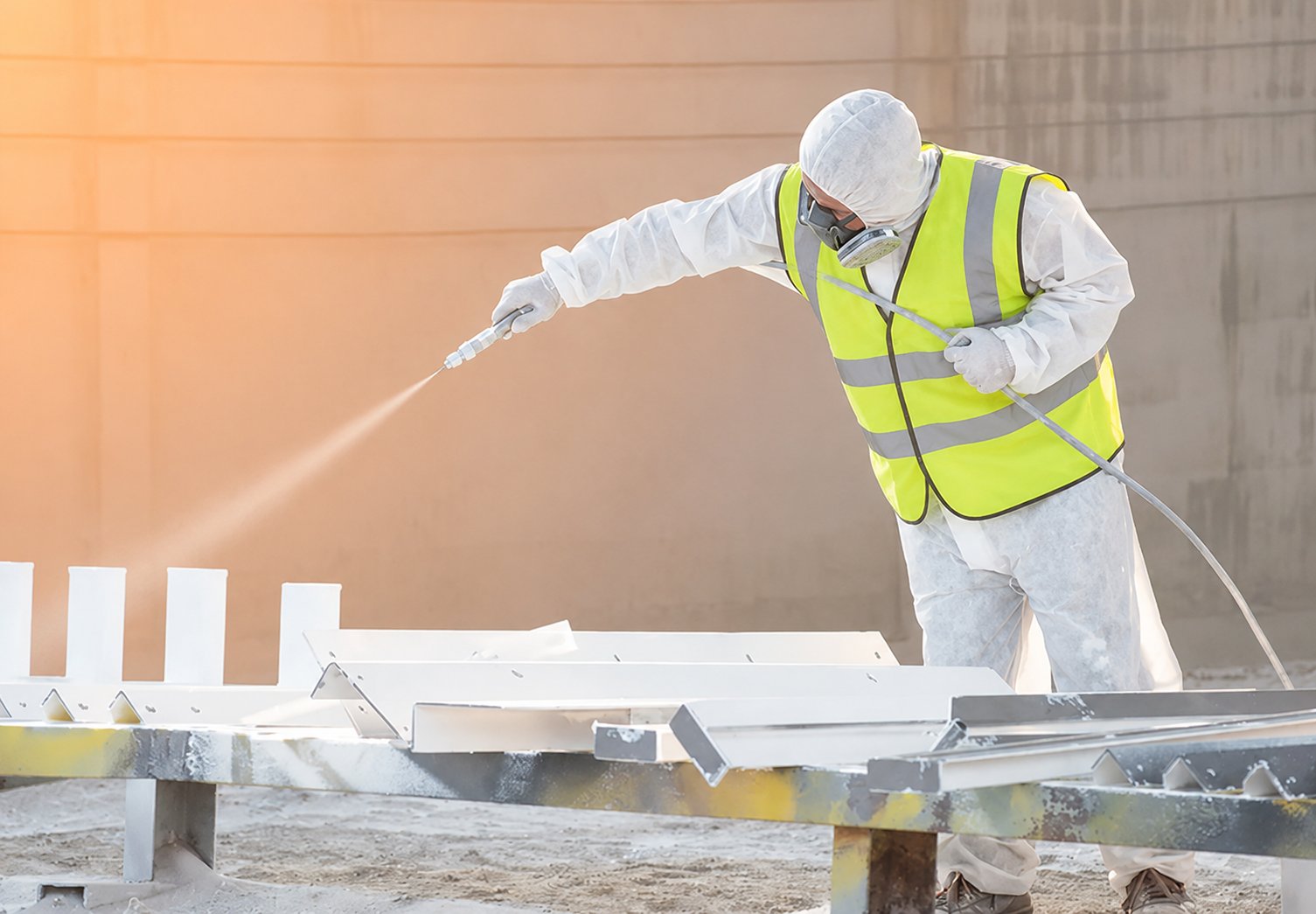 Industrial deep cleaning in a commercial kitchen environment